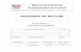 NOCIONES DE MATLAB - dctrl.fi-b.unam.mxdctrl.fi-b.unam.mx/fcontrol/practicas/P01_NocMatLab_NocSimulink.pdf · inicia la sesión de MATLAB ( c:>matlab\trabajo ) se usa el comando: