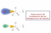 Reacciones de Sustitución de los Halogenuros de Alquilodepa.fquim.unam.mx/amyd/archivero/HALOGENUROSDEALQUILO_308… · Los halogenuros de alquilo tienen relativamente buenos grupos