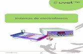 Sistemas de electroforesis - es.uvat-bio.comes.uvat-bio.com/content/uploads/UVAT-Catálogo-electroforesis.pdf · Horizontal Gel SyStemS Although a long-established technique, horizontal