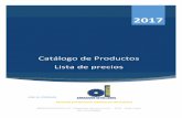 Catálogo de Productos Lista de precios - abrasevi.com€¦ · Material de embalaje 104 ... 2019010 COLORANTES STONECOLOR MARRON ROBERLO 40 Gr 1 ...