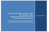 Manual Operativo de Proyecto de Mejoramiento de la …procalidad.gob.pe/documentos/Procalidad_MOP_Final... · 1 1 Manual Operativo de Proyecto de Mejoramiento de la Calidad Superior
