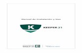 Manual de Instalación y Usogfiles.me/uo/ubv4206/_u/2017-3/manual_instalacion_keeper_-_cau.pdf · Manual de Instalación y Uso ... Restricción del uso de la combinación de teclas