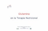 Glutamina en la Terapia Nutricional - SEFH | Sociedad Española de … · in major abdominal surgery for cancer: A randomized multicenter trial Gianotti L, Braga M, Bozzetti F, et