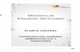 Ministerio de Educación del Ecuador - educacion.gob.ec · UNIDAD RESPONSABLE: Dirección Nacional de Talento Humano.....14. Av. Amazonas N34-451 entre Av. Atahualpa y Juan Pablo