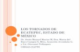 LOS TORNADOS DE ECATEPEC, ESTADO DE MÉXICOciatts.ciesas.edu.mx/Documentos/Fichas/f11/f11.pdf · LOCALIZACIÓN Y TRAYECTORIA ESTIMADA Tornado 3. Jardines de Morelos Tornado 2. Ciudad