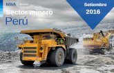 Setiembre Sector minero 2016 Perú - BBVA Research · 1. La importancia del sector minero en Perú 2. La producción de cobre le da soporte al crecimiento económico peruano en este