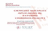 Guía Docente - Universidad Católica de Ávila · - Comunicación verbal y no verbal - Escucha activa - Nuevas formas de comunicación: los móviles 3. AFECTIVIDAD Y SOCIALIZACIÓN