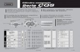 Cilindro compacto Serie CQS - content2.smcetech.com · Ideales para diseños de máquinas donde se requiere el mínimo espacio. Los detectores magnéticos “D-A9 ” y “D-M9 ”