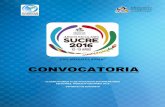 CONVOCATORIA - Ministerio de Deportes · Los Juegos Escolares Clasificatorios a Medellín Colombia – Deportes de Conjunto – Sucre ... en la planilla de juego y posteriormente