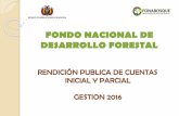 FONDO NACIONAL DE DESARROLLO FORESTAL - … · 7 Plan de Reforestación por Estacas San Buenaventura-Rurrenabaque 8 Proyecto Manejo Integral de Bosques de la Chiquitanía. APOYO A
