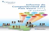 Informe de Competitividad del País Vasco 2017. ¿Y … · 1.2.3 Determinantes de competitividad ... (CLA) y productividad, y coste labo-ral unitario (CLU) ... en ediciones anteriores