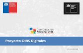 Proyecto OIRS Digitales - coordinacionoirs.gob.cl · Proyecto OIRS Digitales 19.01.2018 • INTRODUCCION – Trabajo Conjunto – Antecedentes – Objetivo General – Instituciones