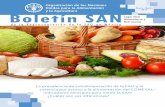 Boletín SAN - coin.fao.org · erradicar el hambre y la inseguridad alimentaria. ¶ Los indicadores a nivel mundial de la FAO, los indicadores generados a nivel nacional por parte