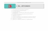 EL ÁTOMO - Blinklearning - Personalized Education · Adaptación curricular. El átomo 3 Física y Química 3 ESO Oxford University Press España, S. A. 1. LA MATERIA ESTÁ FORMADA