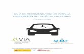 Guia recomendaciones vehiculo accesible vf - …plataformaevia.es/wp-content/uploads/2017/09/Guia-recomendaciones... · AACC - Sistema avanzado de control de crucero LDW - Sistema