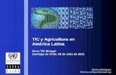 TIC y Agricultura en América Latina - Mesa TIC Rural … · TIC y Agricultura en América Latina Mesa TIC Minagri Santiago de Chile, 08 de Julio de 2010 ... •Información complementaria