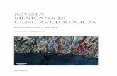 REVISTA MEXICANA DE CIENCIAS GEOLÓGICASsatori.geociencias.unam.mx/32-1/info_forros.pdf · Imagen de la portada: Textura simplectítica (diablástica) - intercrecimiento de escapolita