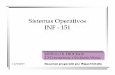Sistemas Operativos INF -151cotana.informatica.edu.bo/downloads/concurrencia y exc.pdf · Sistemas Operativos INF -151 ... Gestión de múltiples procesos dentro de un multiprocesador.