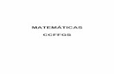 MATEMÁTICAS CCFFGS - … · Para multiplicar y dividir números enteros utilizamos la regla de los signos. 1.2.3. Operaciones con números racionales 1.2.3.1. Adición de fracciones