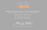 Matemáticas Conceptuales - acsu.buffalo.eduwlawvere/concep-3.pdf · matem aticas m as avanzadas. Antes de la aparici on de la primera edici on de este libro, su simplicidad era accesible