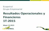Resultados Operacionales y Financieros 1T-2015inteligenciapetrolera.com.co/inicio/wp-content/uploads/2015/05/... · oleoductos el 97.2% del ... principalmente nafta para dilución