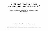 ¿Qué son las competencias? - Universidad del Zulia · Julián De Zubiría Samper 1 Ensayo ... 3 Los alcances del presente ensayo no nos permiten analizar las limitaciones de cada