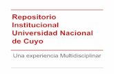 Repositorio Institucional Universidad Nacional de Cuyotical_2012.redclara.net/doc/presentaciones_dia1/11_Horacio... · posgrado, ciencia y técnica y las áreas de ... publicar y
