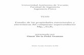 Estudio de las propiedades estructurales y …oseaman/files/thesis_undergraduate_oseaman.pdf · Estudio de las propiedades estructurales y electrónicas del compuesto superconductor