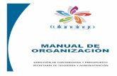 MANUAL DE ORGANIZACIÓN - tulancingo.gob.mxtulancingo.gob.mx/antigua/sites/default/files/manual_de_organizac... · financieros; flujos de efectivo, planeaciÓn financiera elaboraciÓn