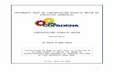  · Web viewDOCUMENTO BASE DE CONTRATACIÓN DIRECTA MAYOR DE SERVICIOS GENERALESCONTRATACIÓN DIRECTA MAYOR CONVOCATORIA:CD-DBCD-Nº006/2018“CONTRATACION DE MANO DE OBRA PARA LA