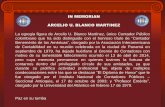 IN MEMORIAN ARCELIO U. BLANCO MARTINEZ - … Dr... · Seccional Antioquia, el 17 de octubre de 2003; ... Interamericana de Contabilidad celebrada en la ciudad de Panamá del 7 al
