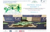 FÚTBOL SALA RUGBY 7 - Inicio - Universidad de Málaga · Campeonatos de Andalucía Universitarios 2016 Universidad de Málaga Rugby 7 y Fútbol Sala. 9 y 10 de marzo C.P. 29071 Complejo