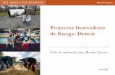 Proyectos Innovadores de Kresge: Detroit · y resaltar la historia y el patrimonio de la comunidad. Facilitar los esfuerzos dirigidos por los jóvenes ... planes de proyecto y / o