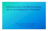 Introducción a la Metodología de la Investigación …ecaths1.s3.amazonaws.com/metodologiaiq/1624740179.Ciencia.pdf · INVESTIGACION CIENTIFICA •Es el instrumento mediante el