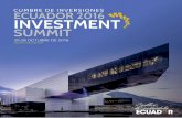 25-26 OCTUBRE DE 2016 QUITO.ECUADOR - … · de Ecuador y las oportunidades de inversión que ofrece el país para que el inversionista pueda tomar decisiones asertivas de negocios.