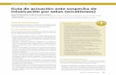 Guía de actuación ante sospecha de intoxicación por …media.zonates.com/02-02/PDF/08_Guia-de-actuacion-ante-sospecha-d… · micetismos representan un porcentaje muy bajo de consultas
