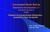 Universidad Simón Bolívaryudith/docencia/ci-4822/JavaBeans.pdf · ... (Visual Basic Extension ... convenciones sobre nomenclatura de ... El IDE crea una representación visual para