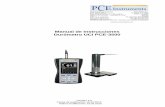 Manual de Instrucciones Durómetro UCI PCE-3500 1 Introducción Gracias por adquirir un durómetro UCI de PCE Instruments. En este manual encontrará información sobre la puesta en