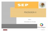 PSICOLOGÍA II - cobat.edu.mxa-II.pdf · es fortalecer y consolidar la identidad de ... Ética y Valores I y II al analizar al hombre como un ser biopsicosocial sus normas y valores