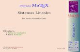 Proyecto MaTEXpersonales.unican.es/gonzaleof/Sociales_2/SistemasS2.pdf · No son lineales por ejemplo las ecuaciones: ... Sistemas de ecuaciones lineales 8 ... Para su discusi´on