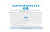 Manual de Instrucciones de la aplicacióne-tubeproject.shimano.com/pdf/es/HM-EO.3.1.0-01-ES.pdf · Cuando no está permitido el adaptador DI2 de Shimano ... El cambio interno de buje