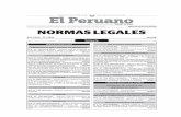 Publicacion Oficial - Diario Oficial El Peruano · Aprueban Normas Técnicas Peruanas referidas a alcohol etílico, madera, granos andinos, yesos, harina de pescado y otras especies