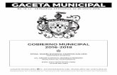 Chihuahua, Chihuahua. México a Lunes 4 de septiembre de … · 2018-01-22 · 3 la gaceta municipal es el Órgano oficial de publicaciÓn y difusiÓn del municipio de chihuahua,
