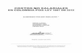 COSTOS NO SALARIALES EN COLOMBIA POS-LEY …anif.co/sites/default/files/investigaciones/libro_laboral_1.pdf · de países como Perú y México. ... De esta manera las microempresas