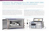 Cámara de diagnóstico RF R&S®DST200: ensayos … · trumentos de prueba y el PC, la R&S®DST200 cabe sobre una mesa de laboratorio, ... y la antena de prueba de polarización cruzada