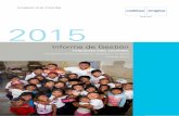 2015 - corporativo.codensa.com.cocorporativo.codensa.com.co/ES/...gestion_fundacion_enel_colombia_2… · La Fundación Enel Colombia, ... a la calidad de vida de niños, ... tecnologías