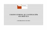 CUADRO GENERAL DE CLASIFICACIN - gob.mx · cuadro general de clasificaciÓn archivÍstica 91 unidad de planeaciÓn y consulta cÓdigo subsecciÓn y series 91.3 evaluaciÓn y control
