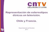 Representación de estereotipos étnicos en televisión ... · representación de estereotipos étnicos en las emisiones televisivas de ... • Según la VIII Encuesta Nacional de