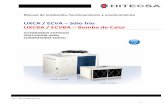 UXCA / ECVA – Sólo frío UXCBA / ECVBA – Bomba de …hitecsa.com/wp-content/uploads/2013/04/es/UXCA-ECVA UXCBA-ECV… · Manual de instalación, funcionamiento y mantenimiento
