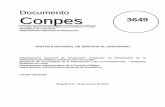 Documento Conpes 3649 - mintic.gov.co · Conpes Consejo Nacional de Política Económica y Social República de Colombia Departamento Nacional de Planeación POLÍTICA NACIONAL DE
